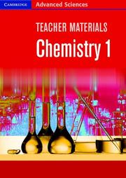 Cover of: Teacher Materials Chemistry 1 CD-ROM (Cambridge Advanced Sciences) | David Acaster