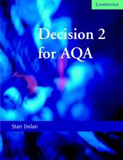 Cover of: Decision 2 for AQA by Stan Dolan