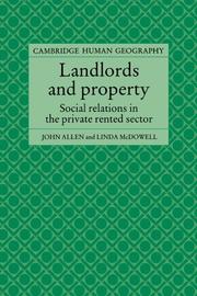 Cover of: Landlords and property by John Allen, John Allen