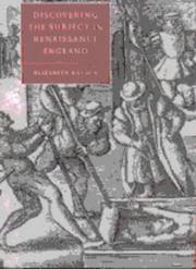 Cover of: Discovering the subject in Renaissance England by Elizabeth Hanson