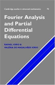 Cover of: Fourier Analysis and Partial Differential Equations: An Introduction