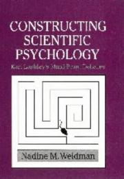 Cover of: Constructing scientific psychology | Nadine M. Weidman