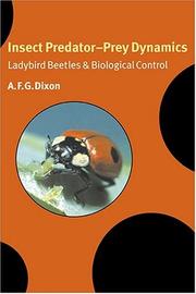 Cover of: Insect Predator-Prey Dynamics: Ladybird Beetles and Biological Control