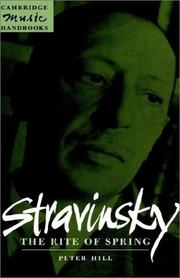 Cover of: Stravinsky: The Rite of Spring (Cambridge Music Handbooks)