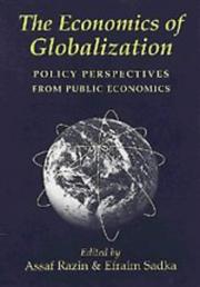 Cover of: The Economics of Globalization: Policy Perspectives from Public Economics