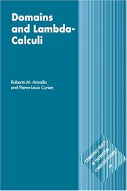 Cover of: Domains and lambda-calculi
