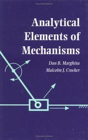 Cover of: Analytical Elements of Mechanisms