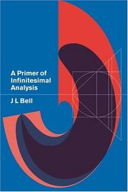 Cover of A primer of infinitesimal analysis