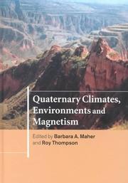 Cover of: Quaternary climates, environments, and magnetism