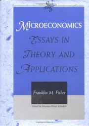 Microeconomics by Franklin M. Fisher