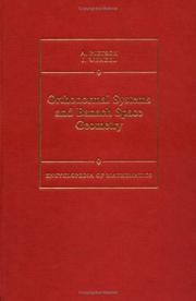 Cover of: Orthonormal systems and Banach space geometry by A. Pietsch