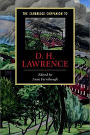 Cover of: The Cambridge companion to D.H. Lawrence