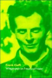 Cover of: Wittgenstein on Freud and Frazer