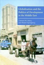 Cover of: Globalization and the Politics of Development in the Middle East (The Contemporary Middle East)