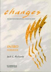 Cover of: Changes Intro Workbook by Jack C. Richards