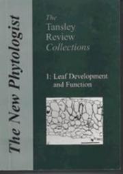 Cover of: The Tansley Review Collections (New Phytologist) by Alistair M. Hetherington