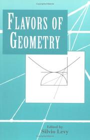 Cover of: Flavors of geometry