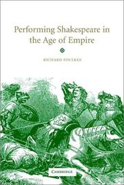 Cover of: Performing Shakespeare in the age of empire