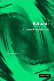 Romani by Yaron Matras