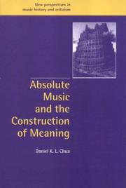 Cover of: Absolute music and the construction of meaning