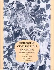 Cover of: Science and Civilisation in China by Joseph Needham