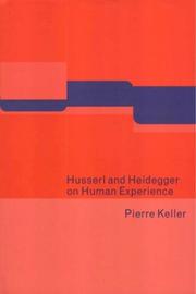 Cover of: Husserl and Heidegger on human experience