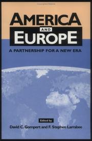 Cover of: America and Europe: A Partnership for a New Era (RAND Studies in Policy Analysis)
