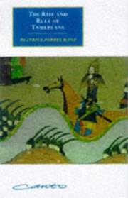 Cover of: The rise and rule of Tamerlane
