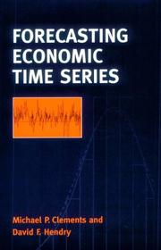 Cover of: Fore casting economic time series