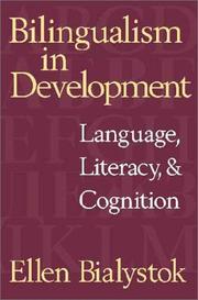 Bilingualism in development by Ellen Bialystok