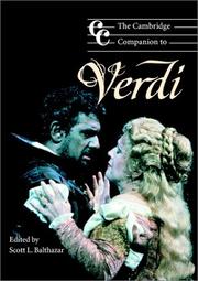 Cover of: The Cambridge companion to Verdi