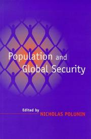 Cover of: Population and global security by edited by Nicholas Polunin.