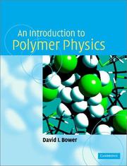 Cover of: An Introduction to Polymer Physics by David I. Bower, David I. Bower