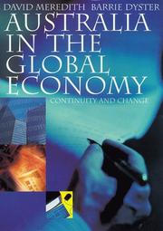 Cover of: Australia in the Global Economy by David Meredith, Barrie Dyster