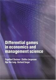 Cover of: Differential Games in Economics and Management Science