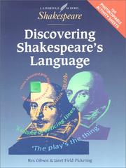 Cover of: Discovering Shakespeare's language by Rex Gibson