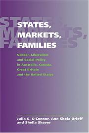 Cover of: States, markets, families by Julia S. O'Connor