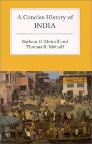 Cover of: A concise history of India by Barbara Daly Metcalf