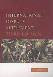 Cover of: International dispute settlement