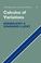 Cover of: Calculus of variations