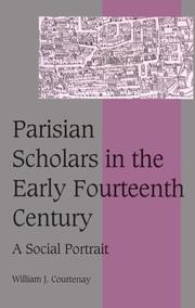 Cover of: Parisian scholars in the early fourteenth century: a social portrait