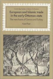 Cover of: European and Islamic trade in the early Ottoman state by Kate Fleet