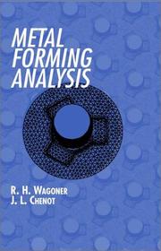 Cover of: Metal Forming Analysis