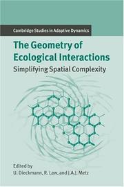 Cover of: The Geometry of Ecological Interactions: Simplifying Spatial Complexity
