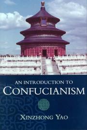 Cover of: An introduction to Confucianism by Xinzhong Yao