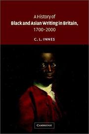 Cover of: A History of Black and Asian Writing in Britain, 17002000