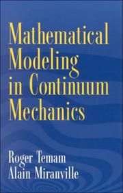 Cover of: Mathematical Modeling in Continuum Mechanics