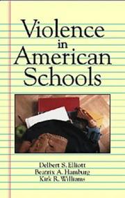 Cover of: Violence in American Schools by 
