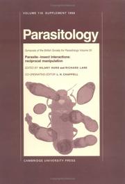 Cover of: Parasite-Insect Interactions: Reciprocal Manipulation (Parasitology)