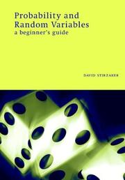 Cover of: Probability and random variables: a beginner's guide